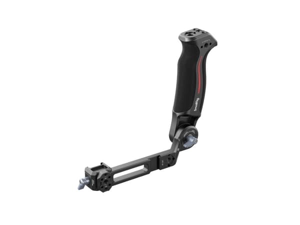 SmallRig 3028C, Kamerahandtag, Svart, Röd, Gjuten aluminium, Silikon, 1/4, 3/8", DJI RS 2 / DJI RSC 2 / DJI RS 3 / DJI RS 3 Pro / DJI RS 3 Mini / DJI