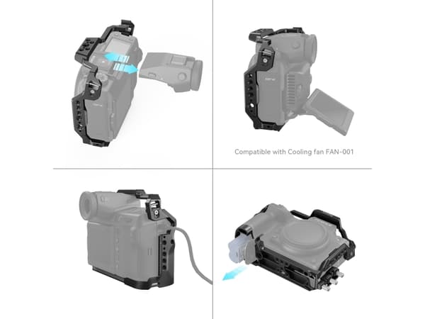 SmallRig 4201, 182 mm, 187 mm, 80 mm, 367 g, 184 mm, 178 mm