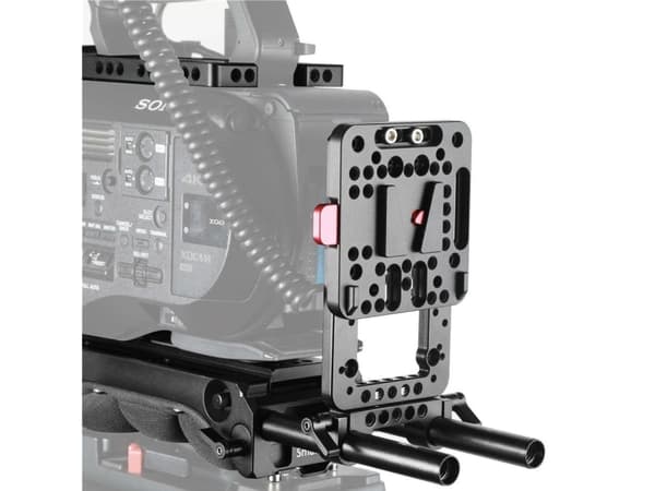 SmallRig 2045C, Mounting plate, Black, Aluminium, Foam, Wood, 1 x Hex Spanner 1 x Top Plate 1975 1 x Battery Back 1547 1 x V-Lock Assembly Kit 1846 1