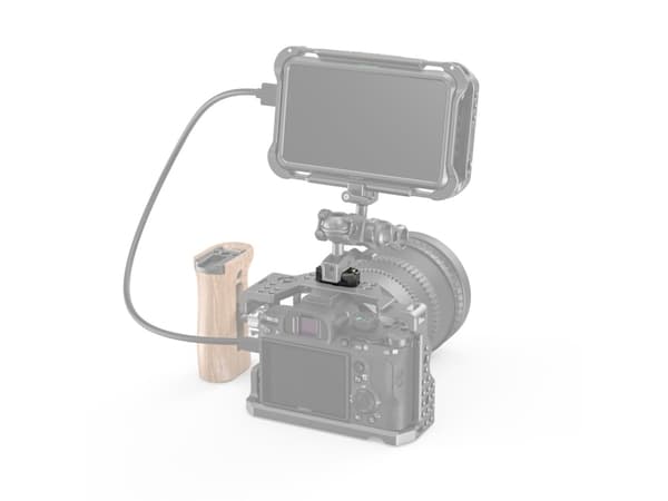SmallRig BUN2501B, Skinne, Sort, Aluminium, 3/8", 20,8 mm, 35 mm