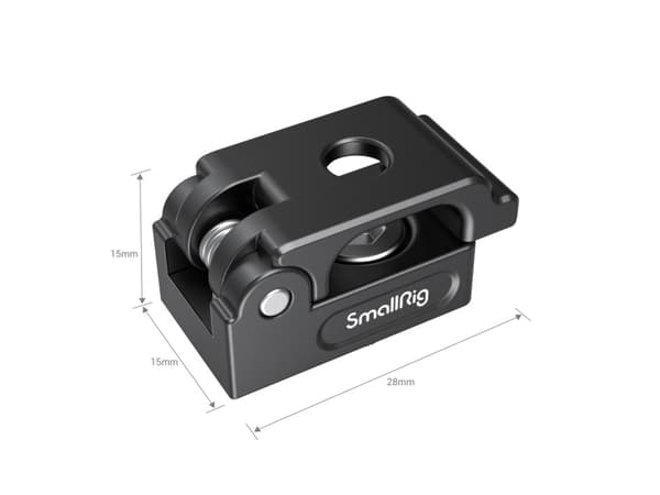 SmallRig MD2418, Kabelklemme, Sort, Aluminium, 1/4-20", 15 mm, 15 mm