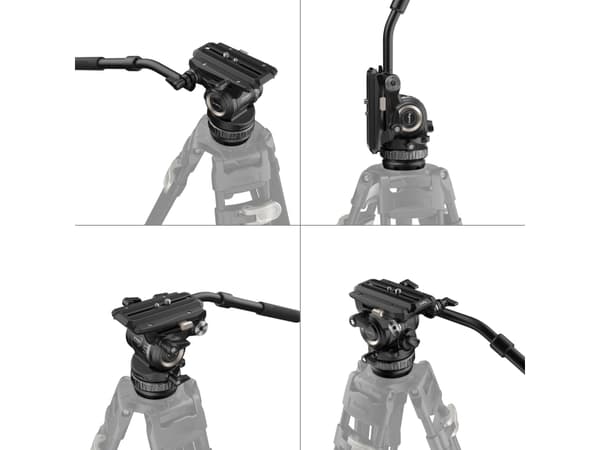 SmallRig 4287, Ball Head, Svart, Gjuten aluminium, Silikon, Rostfritt stål, 205 mm, 140 mm, 140 mm