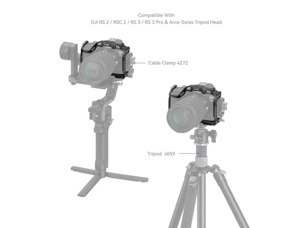 SmallRig "Black Mamba", 153 mm, 114,5 mm, 73,9 mm, 158 g, 184 mm, 130 mm