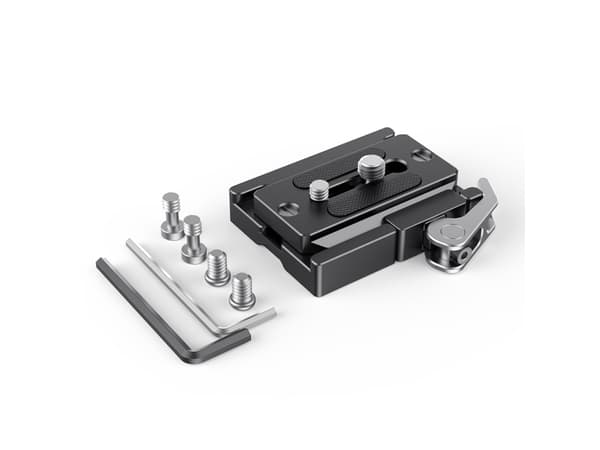 SmallRig 2144B, snabbfäste, Sort, Aluminium, 1/4, 3/8", Kina, 1 x 2144 4 x 1/4"-20 skruv 1 x 3/8"-16 skruv 2 x sexkantsnyckel