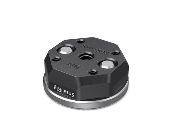 SmallRig SAP2804, Handhjulsadapter, Svart, Silver, Gjuten aluminium, 1/4-20", BMPCC 4k/6k, 31,8 mm
