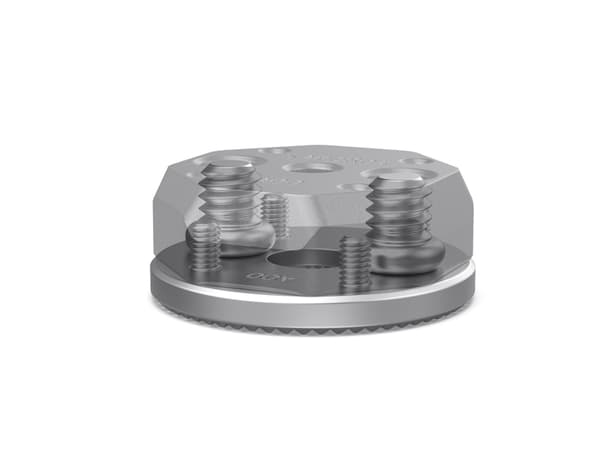 SmallRig SAP2804, Handhjulsadapter, Svart, Silver, Gjuten aluminium, 1/4-20", BMPCC 4k/6k, 31,8 mm