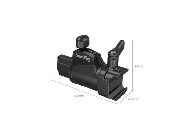SmallRig 4112, Handhjulsadapter, Svart, 68,8 mm, 46,6 mm, 25 mm, 127 g