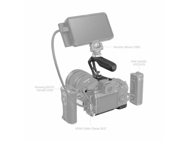 SmallRig 3790, 177 mm, 148 mm, 130 mm, 282 g, 165 mm, 155 mm