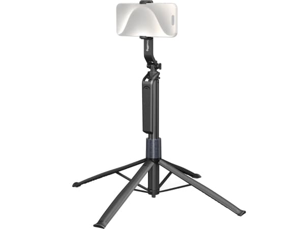 SmallRig 4668, Kamerastabilisator för smartphone, Akrylnitrilbutadienstyren (ABS), Gjuten aluminium, Strykjärn, Silikon, Svart, Universal, 360°, 0 -