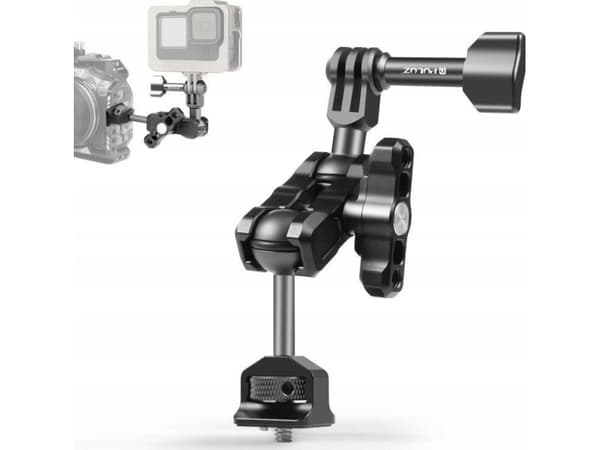 Puluz Arm 3D Holder Magic Arm Mount 1/4'' for GoPro / SJCAM / XIAOMI / DJI / Insta360 / PU842B