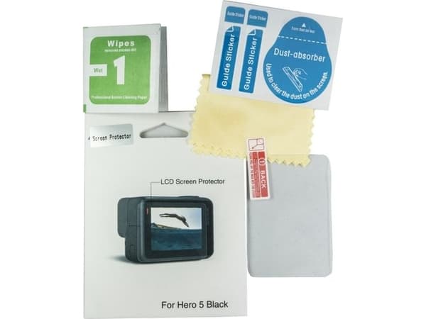 Xrec LCD-skjermbeskytter for GoPro HERO 5 / 6 / 7 SVART / HERDET GLASS