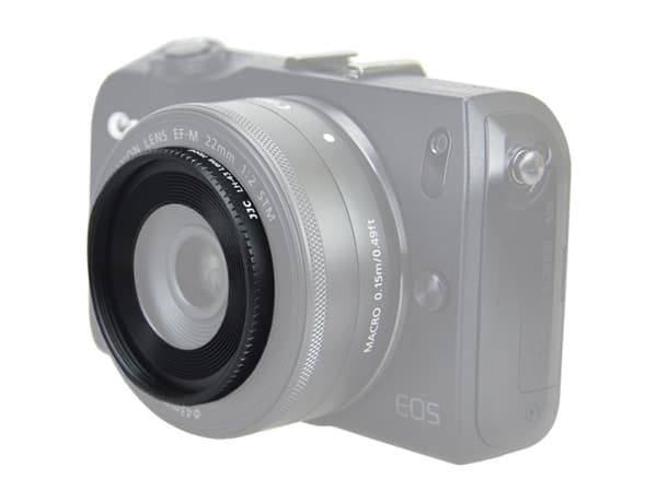 JJC LH-43, Canon EW-43, E-bajonett, Svart, Gjuten aluminium, 10 g, 46 mm