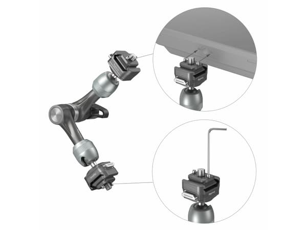 SmallRig 4490, Grå, Aluminium, Silikon, Rustfritt stål, 242 g, 103,5 mm, 43,5 mm, 65 mm