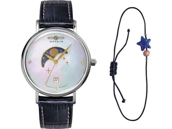 Zeppelin-klokke Zeppelin Luna 71333 kvartsklokke