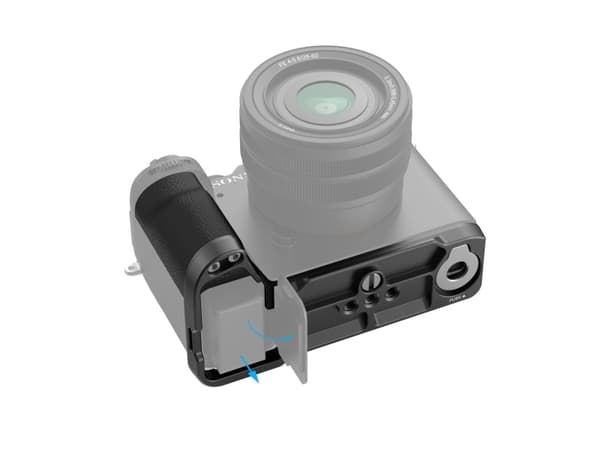 SmallRig 4797, Monteringsplatta, Svart, Gjuten aluminium, Silikon, 1/4-20", Sony Alpha 7C II / Alpha 7CR, 125,4 mm