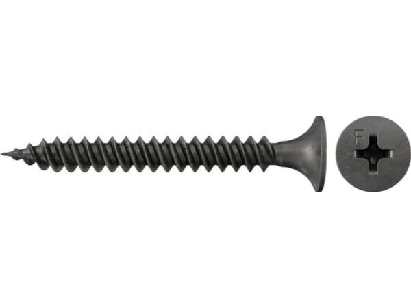 Fischer 40512 Indbygningsskrue 3.5 mm 25 mm Krydskærv Philips Hærdet, Fosfateret 1000 stk