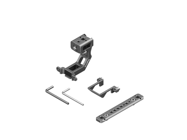 SmallRig 4830, Monteringsplate, Sort, Aluminium, Silikon, Rustfritt stål, 1/4-20, 3/8-16", Sony FX3 / FX30 XLR Handle, 124,8 mm