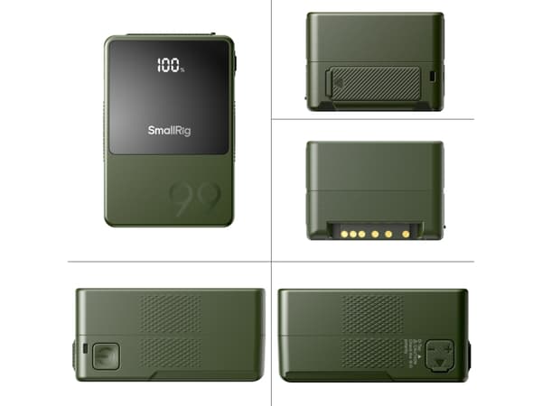SmallRig VB99 mini V, Universell, Khaki, Polykarbonat (PC), 12 V, 5 A, 16,8 V
