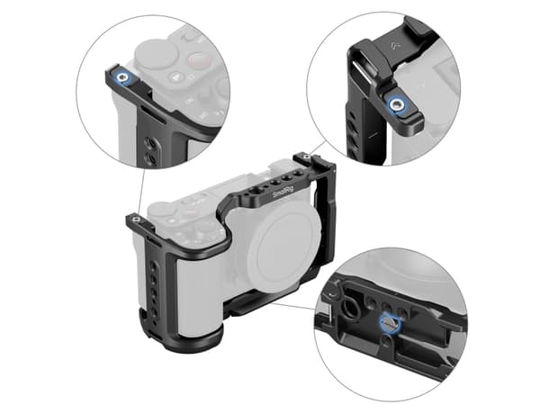 SmallRig 4867, 150 mm, 85,7 mm, 57,3 mm, 124 g, 184 mm, 102,5 mm