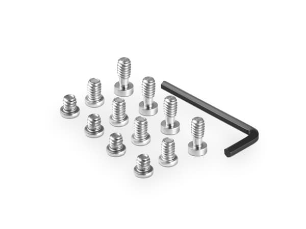 SmallRig 1713, Festeskrue, Sølv, Rustfritt stål, 1/4-20", 45 g, 13 stykker