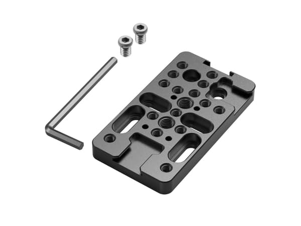 SmallRig 4887, Cheese plate, Black, Aluminium, 1/4-20, 3/8-16", 90 mm, 50 mm