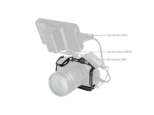 SmallRig 4975, 153 mm, 74 mm, 115,5 mm, 183,6 g, 180 mm, 129,5 mm