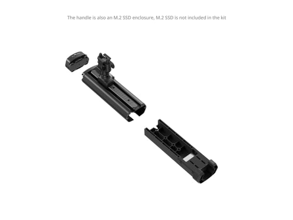 SmallRig 4841 Rotatable Bilateral Quick Release Side Handle with Wireless Control/M.2 SSD Enclosure
