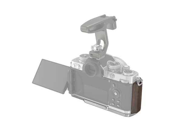 SmallRig 4803, Digital camera hand grip, Nikon, Z fc, Silver, Wood, Aluminium, Wood, 141 mm
