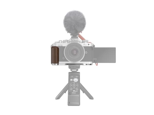 SmallRig 4803, Digital camera hand grip, Nikon, Z fc, Silver, Wood, Aluminium, Wood, 141 mm