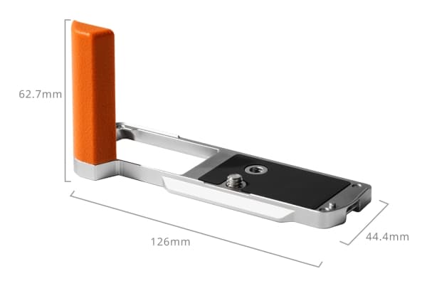 SmallRig 5052, Håndtak, Oransje, Aluminium, Silikon, 1/4-20", 1 x L-Shape Handle, 126 mm