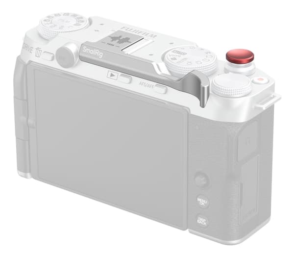 SmallRig 4877, Tumgrepp för digitalkamera, Fujifilm, X-M5, Silver, Gjuten aluminium, Silikon, 66,8 mm