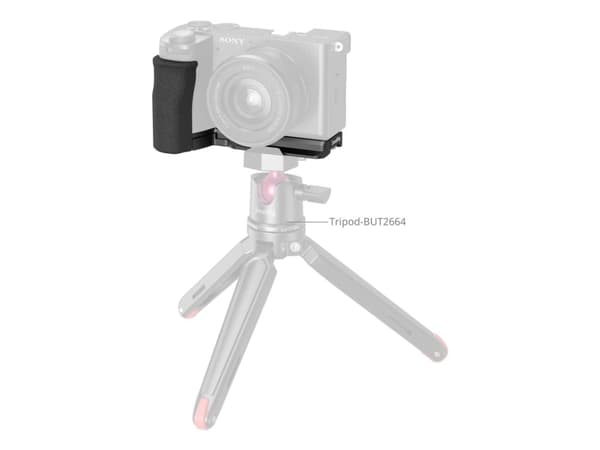 SmallRig 5061, Håndtak, Sort, Aluminium, Silikon, 1/4-20", Sony Alpha 6700, L-Shape Mount Plate with Silicone Handle x 1, Flat Head Wrench x 1, Allen