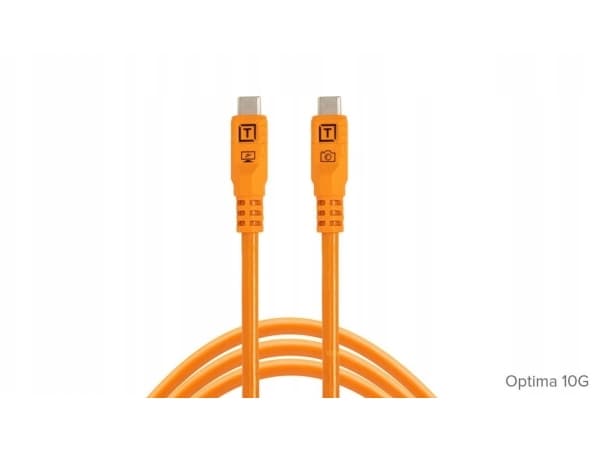 Tether Tools cable USB-C - USB-C TetherPro Optima 10G 3m, orange