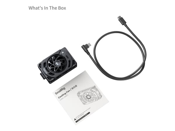 SmallRig 5152, Avkjølingsvifte, Sony, Sort, ZV-E1 / ZV-E10 II / ZV-E10 / ZV-1 / ZV-1F / Alpha 7 IV / Alpha 7S III / Alpha 7C / Alpha 7C II /..., 1 st