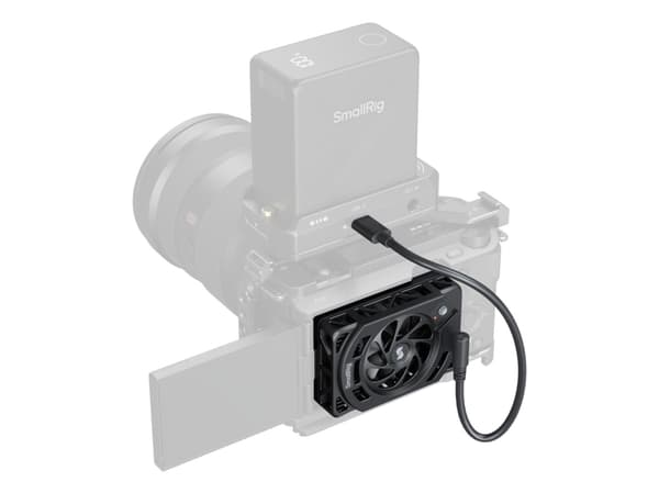 SmallRig 5152, Avkjølingsvifte, Sony, Sort, ZV-E1 / ZV-E10 II / ZV-E10 / ZV-1 / ZV-1F / Alpha 7 IV / Alpha 7S III / Alpha 7C / Alpha 7C II /..., 1 st