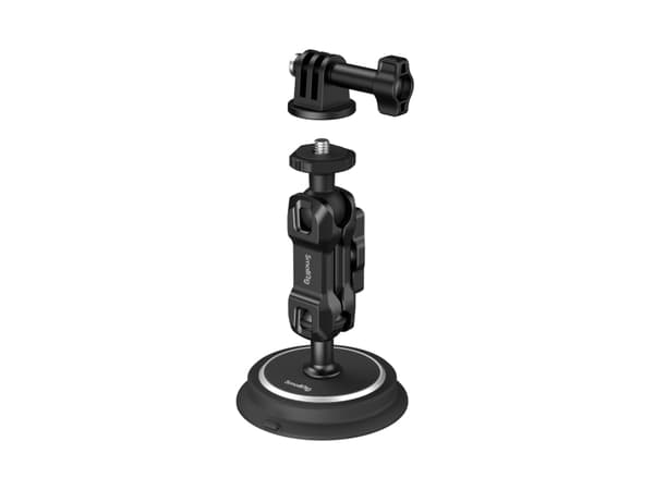 SmallRig 4466, sugekoppfeste, svart, akrylonitrilbutadienstyren, aluminium, silikon, 1/4-20", 75 mm, 134,5 mm
