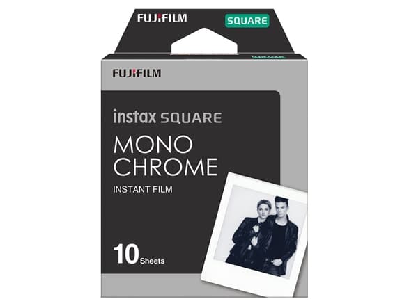 Fujifilm INSTAX SQUARE SQ10/SQ6/SQ1 MONOCHROME, 10 stykker