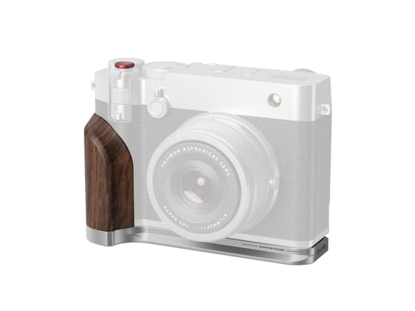 SmallRig 5265 L-Shape Mount Plate with Wooden Handle for FUJIFILM GFX100RF Sidabrinis