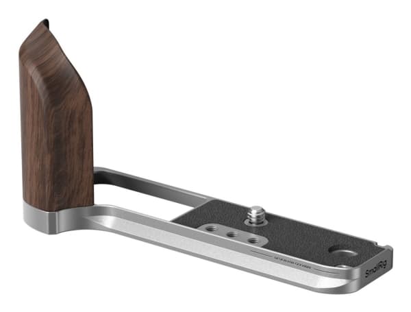 SmallRig 5265 L-Shape Mount Plate with Wooden Handle for FUJIFILM GFX100RF Sidabrinis