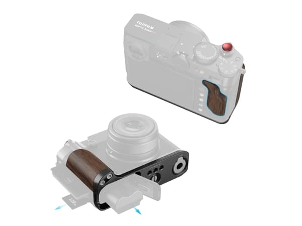 SmallRig 5266, Monteringsplate, Sort, Tre, Aluminium, Tre, 1/4-20", China, FUJIFILM GFX100RF