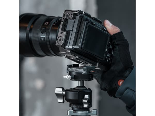 PGYTECH P-CG-188, Monteringssæt, Sort, Sølv, Aluminium, 1/4, 3/8", 66 mm, 38 mm