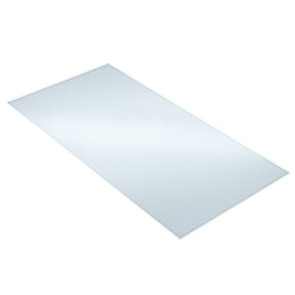 10 polycarbonat termoplader, kan skæres - 121 x 60,5 x 0,4 cm