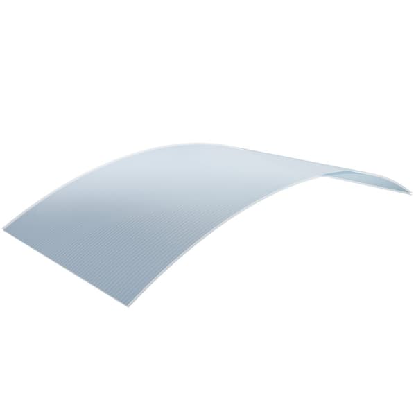 10 polycarbonat termoplader, kan skæres - 121 x 60,5 x 0,4 cm