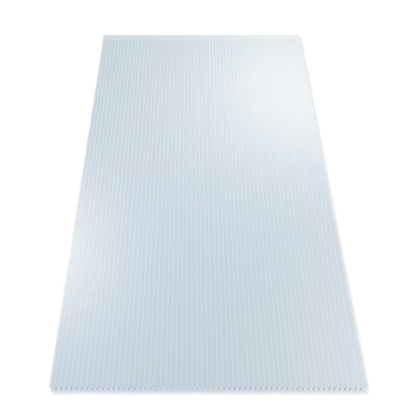 10 polycarbonat termoplader, kan skæres - 121 x 60,5 x 0,4 cm