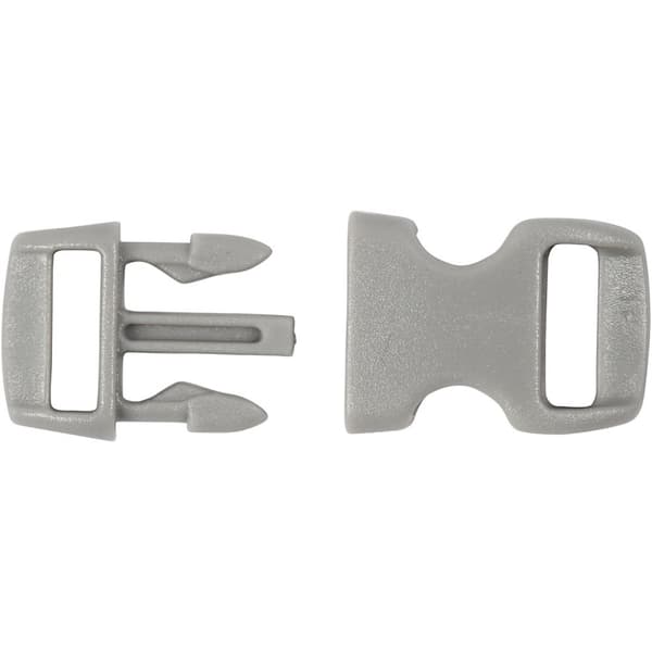 Klicklås till Paracord - 15x29 mm - Grå, SVart, Brun 100 st