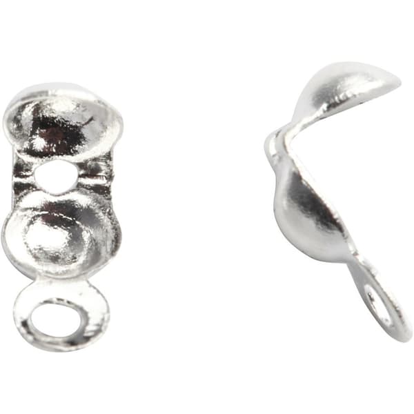 Knuttäckare med ögla - dia - 3 mm - Försilvrad - 200 st