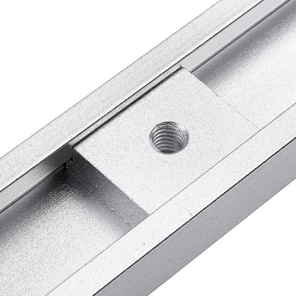 1220 mm Träbearbetning T-spår T-spår Geringsspår Jig 30 mm T Skruv Fixturspår för bordssågfräsbord