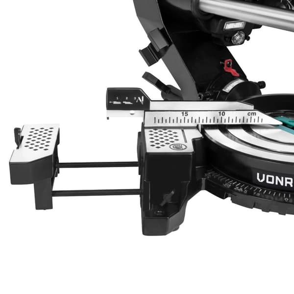 VONROC Kap-/ geringssav - 2200W - 216mm | Kompakt | Med laser og LED