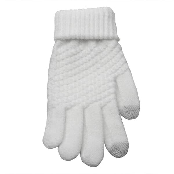 Stickade damhandskar / vantar m touch - Flera färger