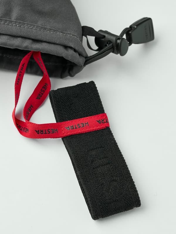 HESTRA NARVIK ECOCUIR I MITT Grey